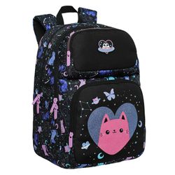 Mochila Head Fantasy Space Cat Negro 2026