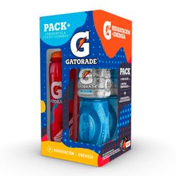 Pack 3 un. Bebida Isotónica Gatorade 750 cc + Caramayola 1 un.