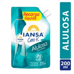 Endulzante Líquido Iansa Cero K Alulosa Recarga 200 ml
