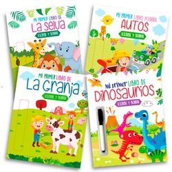 Libro Escribe y Borra con Plumón