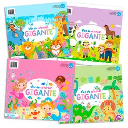 Libro para Colorear Gigante 4 Títulos