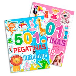 Libro Actividades 501 Stickers Mágicos 2 Títulos