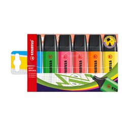 Set de 6 Destacadores Stabilo Flúor Blíster