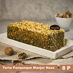 Torta Panqueque Tavelli Manjar Nuez 8 Porciones