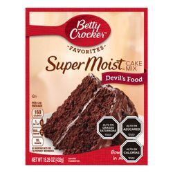 Mezcla para Torta Betty Crocker 432 g, Chocolate Devil's Food