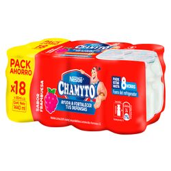 Bebida Láctea Probiótica Chamyto Frambuesa 18 x 80 ml