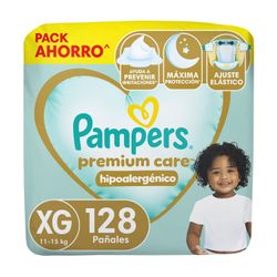 Pañales Pampers Premium Care Talla XG 128 un.