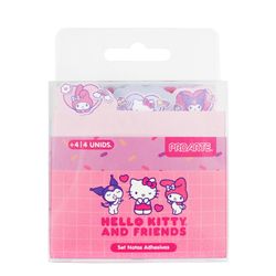 Set Notas Adhesivas Hello Kitty & Friends