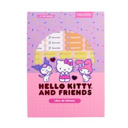 Libro de Stickers Hello Kitty & Friends 30 Hojas