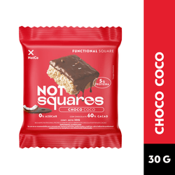 Barra Proteína NotSquare Coco Cubierto en Chocolate 30 g