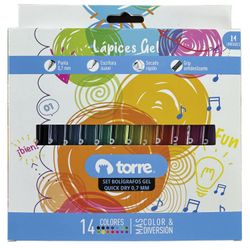 Set Gel Quick Dry Torre 14 un.