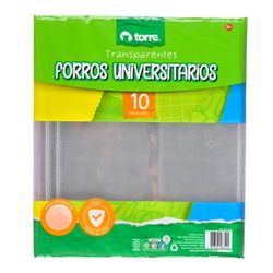 Pack Forro Universitario Transparente 10 un.