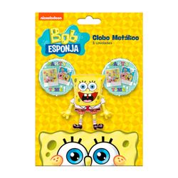 Set 3 Globos Foil Bob Esponja