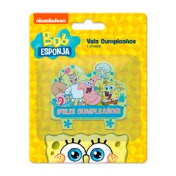 Vela Cumpleaños Bob Esponja