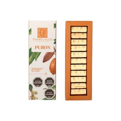 Chocolate Puro Entrelagos Crocante Almendra Caja 83 g