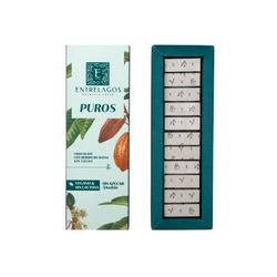 Chocolate Puro Entrelagos Sin Azúcar Caja 83 g