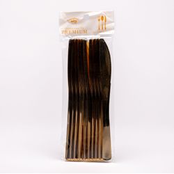 Cuchillo Ely Premium Dorado 10 un.