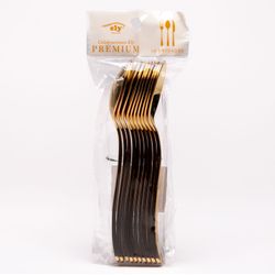 Cuchara Ely Premium Dorada 10 un.