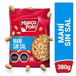 Maní Sin Sal Marco Polo 380 g