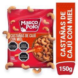 Castañas Cajú con Miel Marco Polo 150 g