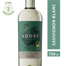 Vino Orgánico Adobe Reserva Sauvignon Blanc 750 cc