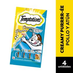 Snack Gato Temptations Pollo y Atún 48 g