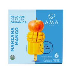 Helado Multipack Ama Manzana Mango 65 g 6 un.