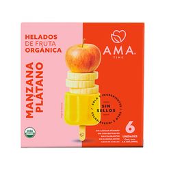 Helado Multipack Ama Manzana Plátano 65 g 6 un.