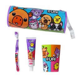 Pasta de Dientes Gelatti K-Uai 50 g con Cepillo y Vaso