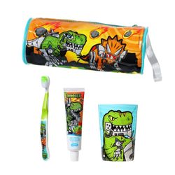 Pasta de Dientes Gelatti Dinosaurio 50 g con Cepillo y Vaso