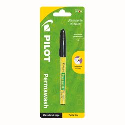 Marcador Permanente Pilot Ropa Negro