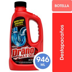 Destapacaños Líquido Drano Plus Max Gel 946 ml