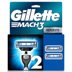 Repuestos Máquina de Afeitar Gillette Mach3 - 2 un.
