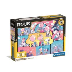 Puzzle Snoopy Pastel Compacto 1000 Piezas