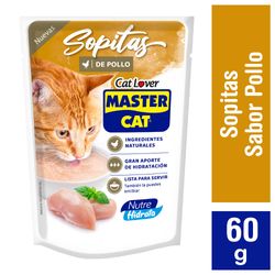 Alimento Master Cat Sopa de Pollo 60 g
