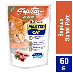 Alimento Master Cat Sopa de Pato 60 g