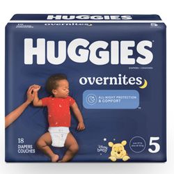 Pañal Nocturno Huggies Overnite Talla XXG 18 un.