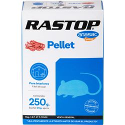 Raticida Rastop Pellet 250 g