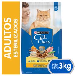 Alimento Gato Cat Chow Esterilizados 3 kg