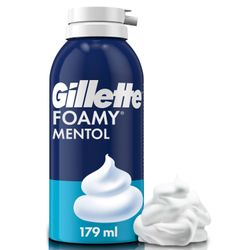 Espuma de Afeitar Gillette Foamy Mentol 179 ml