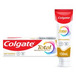 Pasta Dental Colgate Total Antisarro con Flúor 150 ml