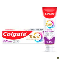 Pasta Dental Colgate Total Encías Saludables con Flúor 150 ml
