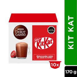 Chocolate en Cápsulas Nescafé Dolce Gusto Kitkat 10 Tazas