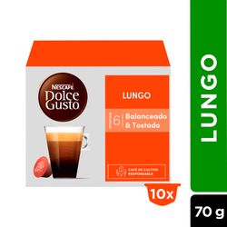 Café en Cápsulas Nescafé Dolce Gusto Lungo 10 Tazas