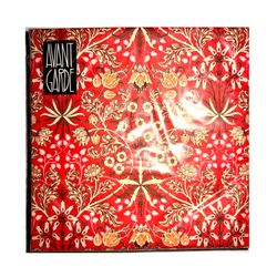 Servilleta Vintage Roja 33 x 33 cm 20 un.