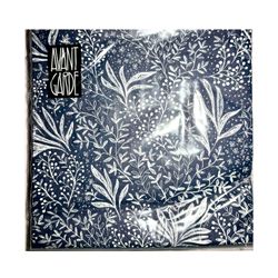 Servilleta Flor Gris Oscuro 33 x 33 cm 20 un.