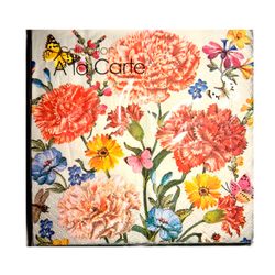 Servilleta Flor Gris 33 x 33 cm 20 un.