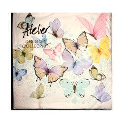 Servilleta Mariposas 33 x 33 cm 20 un.
