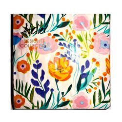 Servilleta Flores Azul 33 x 33 cm 20 un.