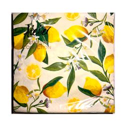 Servilleta Limón 33 x 33 cm 20 un.